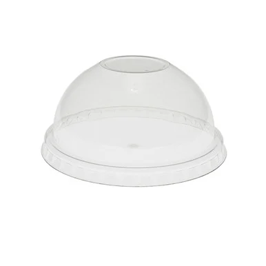 Pactive YPDL20CNH Earthchoice Cold Cup Lids With No Straw Hole, Dome Lid, Fits 9 Oz To 20 Oz "a" Cups, Clear, 900/carton