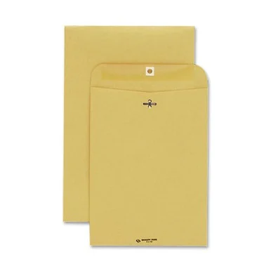 Quality Park Heavy-duty Clasp Envelope - Clasp - 8.75" X 11.50" - 32 Lb - Gummed - Kraft - 100/box - Cameo (QUA37787)