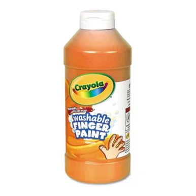 Crayola Finger Activity Paint - 16 Fl Oz - 1bottle - Orange (551316036)