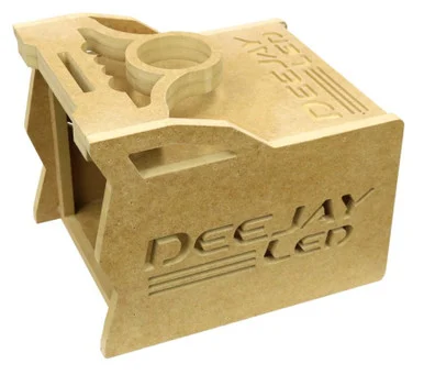 Deejay LED TBH1DIN4EQ 1 Din Space 4 Eq Stylish Wooden Controller Case For Mobile Competitions
