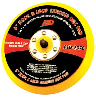 Atd Tools ATD-2076 Hook & Loop Sanding Disc Pad