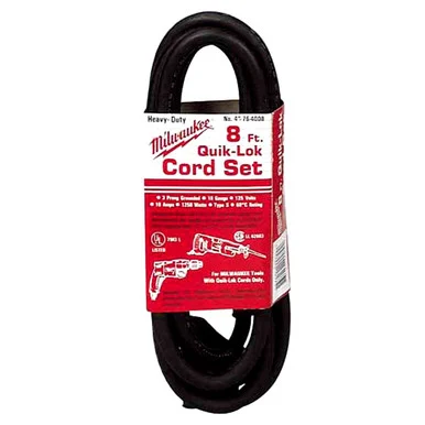 Milwaukee Electric Tools 48-76-4008 Milwaukee 8 Ft. Quick Lock Cord Replacement