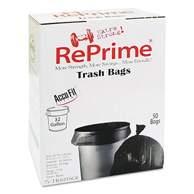 Heritage Accufit Reprime 32 Gallon Can Liners (h6644tkrc1ct) - Heritage Bag