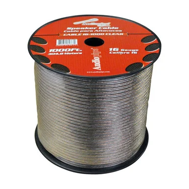 Audiopipe Cable161000 16 Ga 1000 Spool Car Audio Speaker Cable 16 Gauge