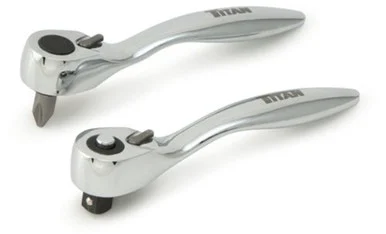 Titan 11203 Tool 2-piece Offset Micro Bit Driver And Ratchet Combo