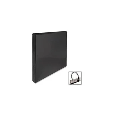 Sparco Premium Round Ring View Binder - Letter - 8.50" X 11" - 3 X Round Ring Fastener - 0.50" Binder Fastener Capacity - 2 Pockets - Polypropylene - Light Blue - 1 Each (SPR19552)