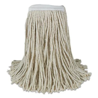 Boardwalk BWKCM20032 Mop Head, Cotton, Cut-end, White, 4-ply, 32oz, 12/carton