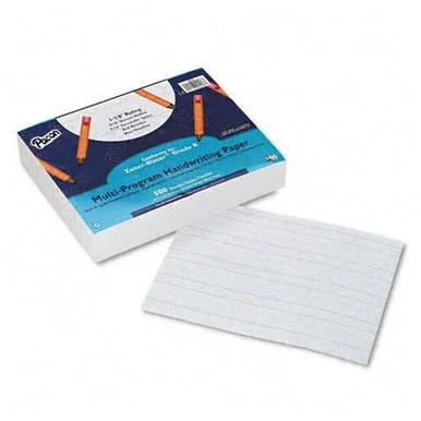 Pacon Multi-program Handwriting Paper - 500 Sheet - Ruled - 8" X 10.50" - 1 Each - White Paper (PAC2418)