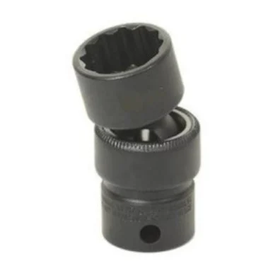 Grey Pneumatic 1124U 3/8" Drive X 3/4" Standard Universal- 12 Point Socket - Black