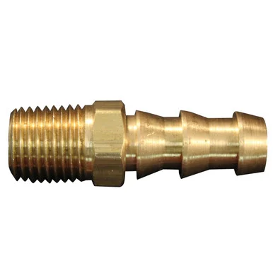 Milton Industries 1702-4 Brass Hose End - 3/8" X 1/4" Npt
