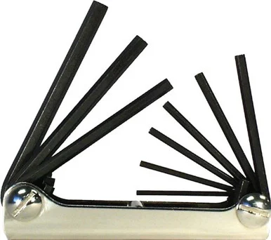 Eklind Tool Company 20911 9 Piece Sae Fold-up Hex Key Set