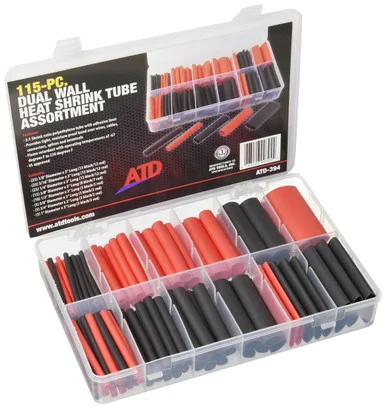 Atd Tools ATD-394 115 Pc. Dual Wall Adhesive Lined Heat Shrink Tube Assortment 394_59_2