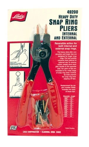 Lisle 49200 Convertable Internal/external Snap Ring Pliers