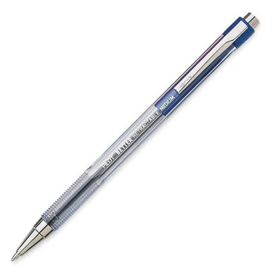 Pilot Non-slip Grip Retractable Ballpoint Pen - 1 Mm Pen Point Size - Blue Ink - Translucent Barrel - 12 / Dozen (30006)
