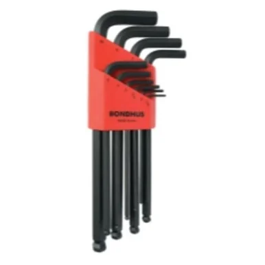 Bondhus 10990 10 Piece Metric Ball End L-wrenches Set