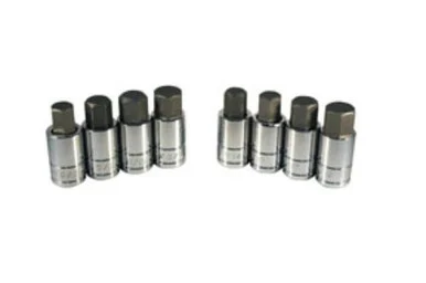 Atd Tools ATD-13788 Large Size Sae/metric Hex Bit Socket Set, 8 Pc.