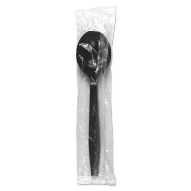 Boardwalk SSHWPPBIW Heavyweight Wrapped Polypropylene Cutlery, Soup Spoon, White, 1000/carton