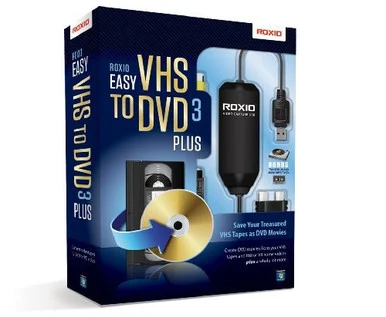 Corel Easy VHS to DVD v.3.0 Plus - Complete Product - 1 User - CD/DVD Burning - Standard Retail - PC - English - Roxio 251000