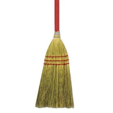 Boardwalk BWKBR10016 Corn/fiber Lobby Brooms, 36", Gray/natural, 12/carton