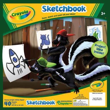 Crayola Sketchbook 9"x9"-40 Sheets 10977652