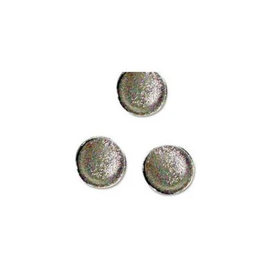 Mastervision Super Strong Magnets - 1" Diameter - Round - 10 / Pack - Silver (im130809)