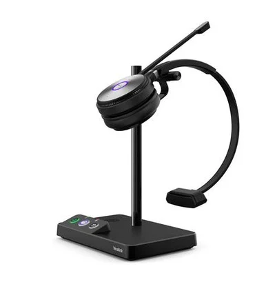 Yealink WH62 Mono Teams Headset - Mono - Wireless - DECT CAT-iq - 525 ft (WH62MONOTEAMS)