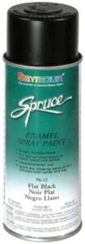 Seymour Of Sycamore, Inc SEY-98-10 Spruce General Use Spray Paint, Flat Black 9810_59