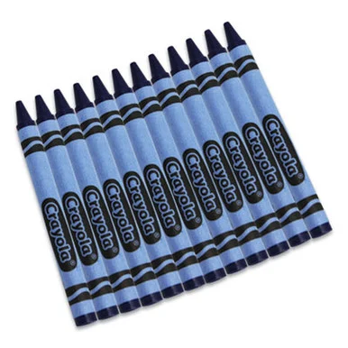 Crayola 52-0836-042 Bulk Crayons, Blue, 12/box