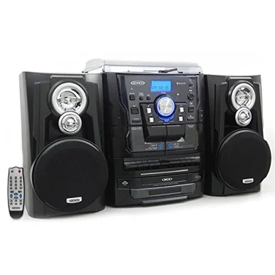 Jensen JMC-1250 Mini Hi-Fi System with Turntable and CD Player