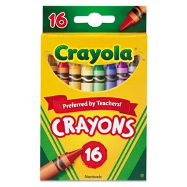 Crayola 52-3016 Crayon Set - 3.62" X Assorted Wax - 16 / Box (523016)
