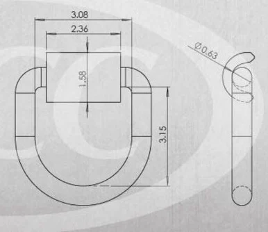 Pacific Cargo DR062 Forged D-Ring