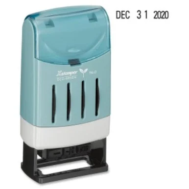 Xstamper Versadater Pre-inked Stamp - Message/date Stamp - "faxed, Paid, Received" - 0.87" Impression Width X 0.12" Impression Length - Black - Recycled - 1each (xst-51112)