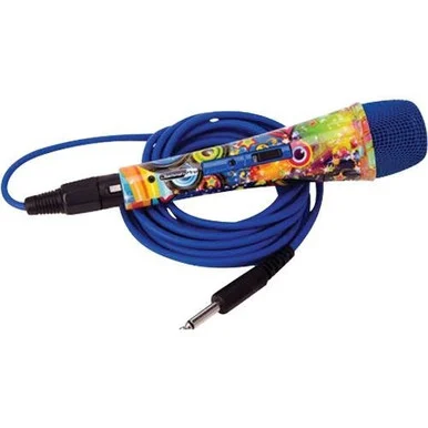 DJ-Tech MIC007 Jammin Pro Colour Speaker Handheld Mic Karaoke