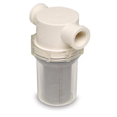 Shurflo 16520862 3/4" Raw Water Strainer W/bracket & Fittings - 50 Mesh Screen