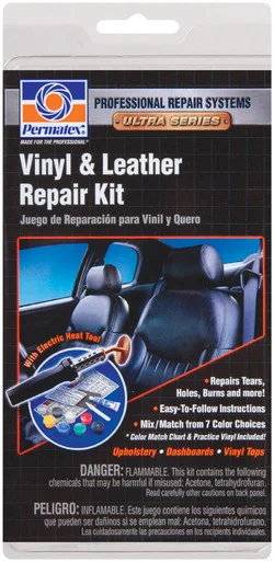 Permatex 81781 Vinyl And Leather Repair Kit With Tools