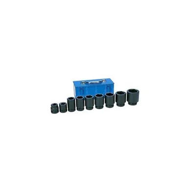 Grey Pneumatic Corp. 9161D 1" Drive 9 Piece Large Truck/otr Set