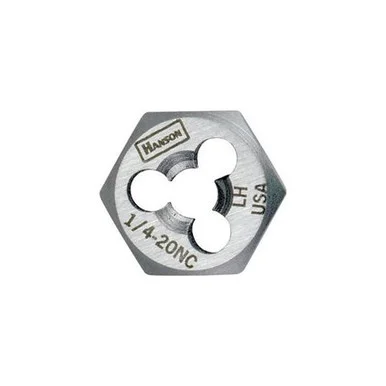 Irwin Industrial 7258 High Carbon Steel Re-threading Right Hand Hexagon Fractional Die - 3/4" - 10 Nc