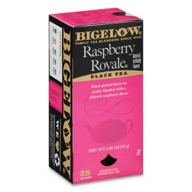 Bigelow Tea RCB003401 Raspberry Black Tea, Raspberry, 0.34 Lbs, 28/box