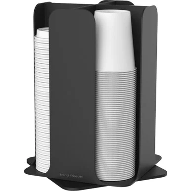 Mind Reader Totem Breakroom Cup/Lid Holder (cdispblk) - EMS Mind Reader