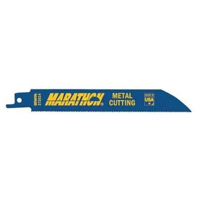 Irwin Industrial 372614 Reciprocating Saw Blade, 6 In. Long, 14 Tpi, Bi-metal Construction, For Metal Cutting, Bulk