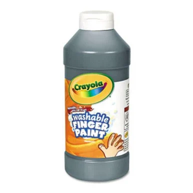 Crayola Finger Activity Paint - 16 Fl Oz - 1bottle - Black (551316051)