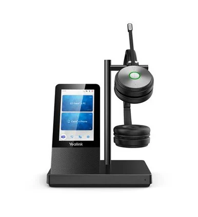 Yealink WH66 Dual UC Headset - Stereo - Wireless - DECT CAT-iq - 524.9 ft - 32 Ohm (WH66DUALUC)