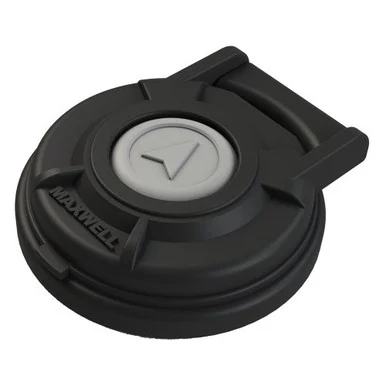 Maxwell P104810 Foot Switch, Compact, Covered, Black