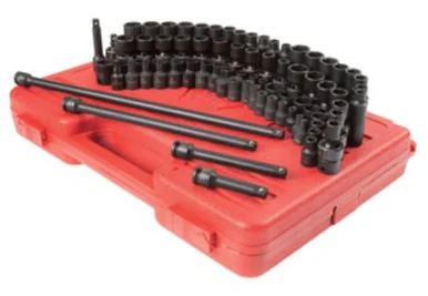 Sunex 3580 3/8 Inch Drive 80 Piece Master Impact Socket Set 3580_45