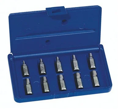 Hanson 53226 10 Piece Hex Head Multi-spline Extractor Set