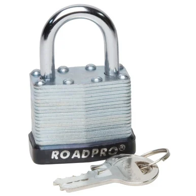 Roadpro RPLS-40 Padlock 1.5 .in Steel Laminated 1 .in