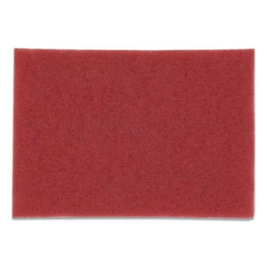3m 59258 Buffer Floor Pads 5100, 20 X 14, Red, 10/carton