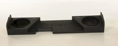 Q Power QBGMC10 2014 DCAB Dual 10" Sealed Enclosure for GM/Chevy 2014-Up Double Cab Trucks with Bed Liner Finish