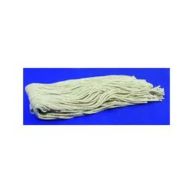 Boardwalk BWKCM20020 Banded Cotton Mop Heads, Cut-end, 20oz, White, 12/carton