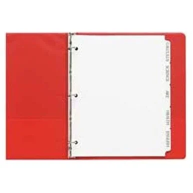 Sparco Straight Collated Index Dividers - Blank - 8.50" X 11" - 50 / Box - White Divider - White Tab (SPR21002)